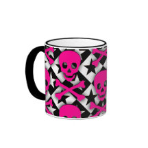 Cráneos y estrellas tazas