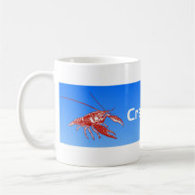 crawfish red&blue (crayfish) コーヒーマグ