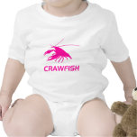crawfish's silhouette (Pink) ボディスーツ