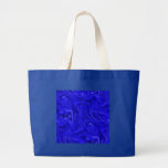crazy_blue_swirlz bolsa lienzo