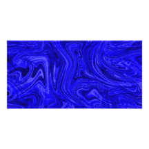 crazy_blue_swirlz tarjeta fotográfica personalizada