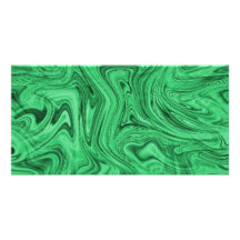 crazy_green_swirlz tarjeta fotográfica personalizada