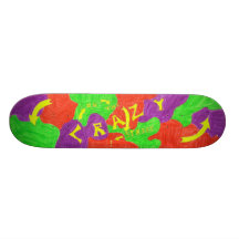 Crazy on the Street, by SW Personalisierte Skatedecks
