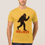 Crea Bigfoot Sasquatch Yeti Camiseta