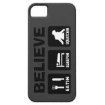 Crea en Bigfoot Eatin Sleepin Squatchin iPhone 5 Case-Mate Cárcasa
