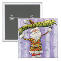 Crea en Papá Noel Pin