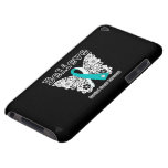 Crea - la mariposa del cáncer de cuello del útero iPod touch Case-Mate cárcasa