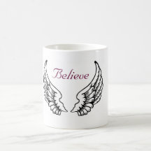Crea - la taza de café de las alas del ángel