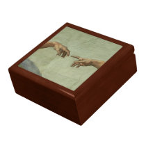 Creación de Adán de Miguel Ángel cajas de regalo