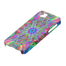 Creatrip cósmico - diseño trippy psicodélico iPhone 5 carcasa