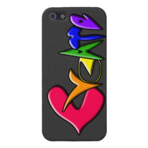 "Cree", diseño abstracto de la tipografía del cora iPhone 5 Cárcasa