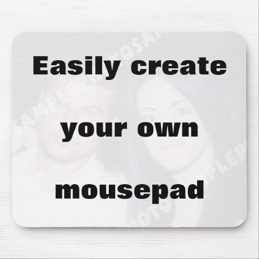 ¡Cree fácilmente su mousepad quitan el texto grand