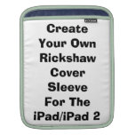 Cree su propio carrito de la cubierta de iPad/iPad Funda Para iPads