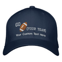 Cree su propio casquillo del fútbol gorra de beisbol