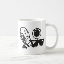 CREE SUS PROPIOS REGALOS RETROS DEL MAYORDOMO TAZAS DE CAFÉ