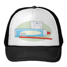Crema dental y cepillo gorras de camionero