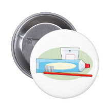 Crema dental y cepillo pins