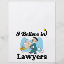 creo en abogados flyer personalizado
