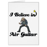 creo en Air Guitar Felicitación