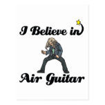creo en Air Guitar Tarjeta Postal
