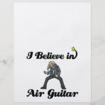 creo en Air Guitar Tarjetas Informativas