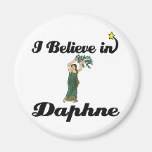 creo en daphne imán de frigorífico