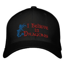 Creo en dragones gorra bordada