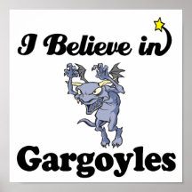 creo en gargoyles poster