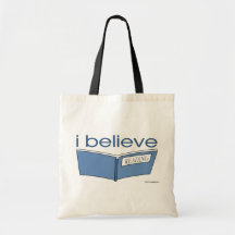 Creo en la lectura bolsa lienzo