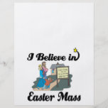 creo en la masa de pascua tarjetas informativas