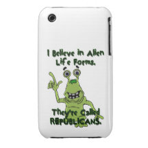 Creo en las formas de vida extranjeras, republican iPhone 3 fundas