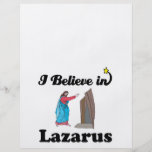 creo en Lazarus Tarjeta Publicitaria