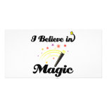 creo en magia tarjetas fotográficas 