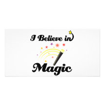 creo en magia tarjetas fotográficas 