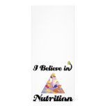 creo en nutrición tarjeta publicitaria personalizada