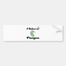creo en Pangea Pegatina De Parachoque