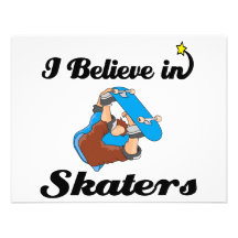 creo en patinadores invitación personalizada