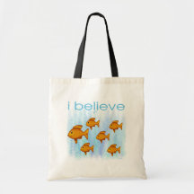 Creo en pescados bolsa
