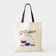 Creo en póker bolsa de mano