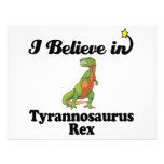 creo en rex del tyrannosaurus invitación personalizada