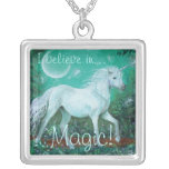 Creo en unicornio mágico por Lorri Karels Joyeria Personalizada