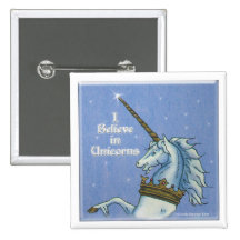 Creo en unicornios pin