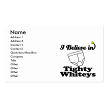 creo en whiteys tighty plantilla de tarjeta personal