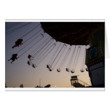 Crepúsculo del carnaval tarjetas