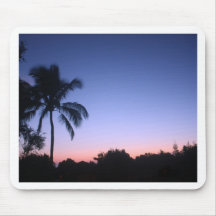 Crepúsculo hawaiano alfombrillas de ratones
