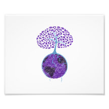 creyón púrpura design.png del globo del árbol arte fotografico