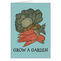 Crezca un jardín felicitaciones
