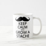 Crezca un Stache Tazas De Café