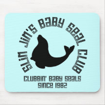 Cría de foca Clubber Alfombrillas De Ratones