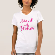 Criada de la camiseta de las mujeres del honor
